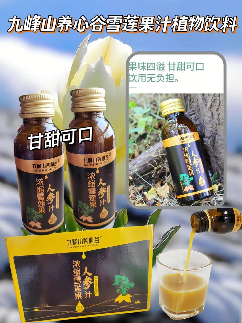 九峰山养心谷雪莲果汁饮料 天然植物饮的恬淡之力